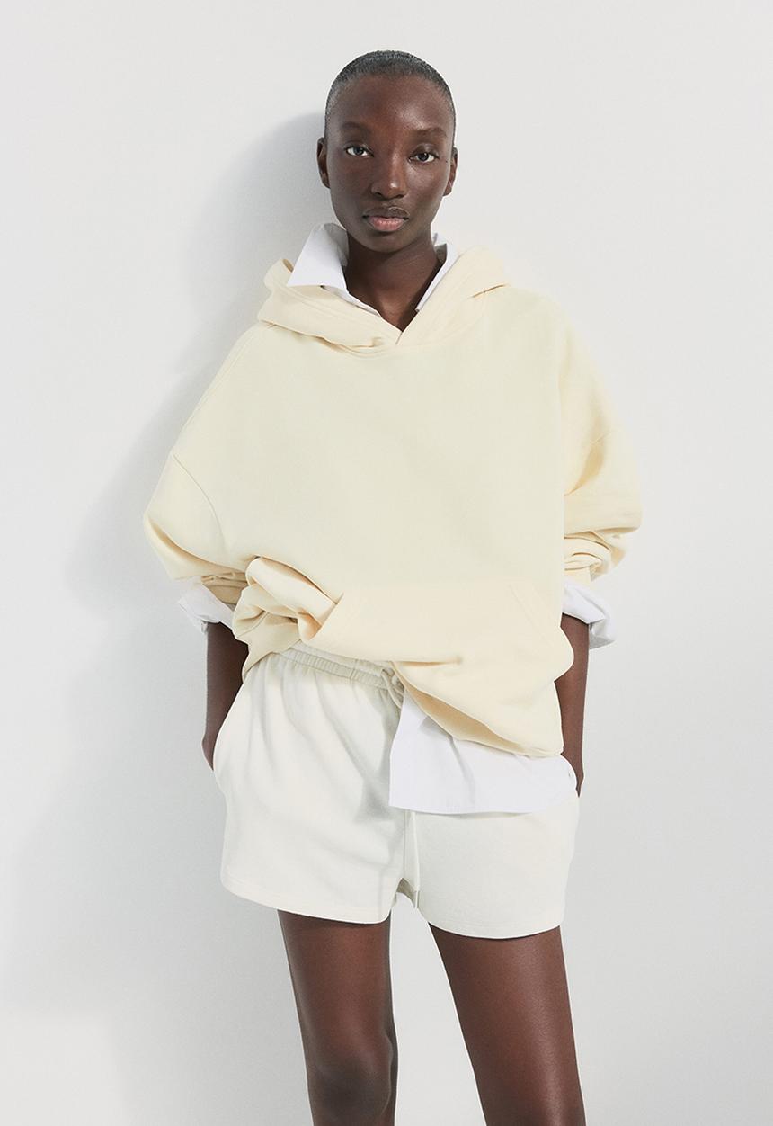 H&M - Hoodie - light yellow