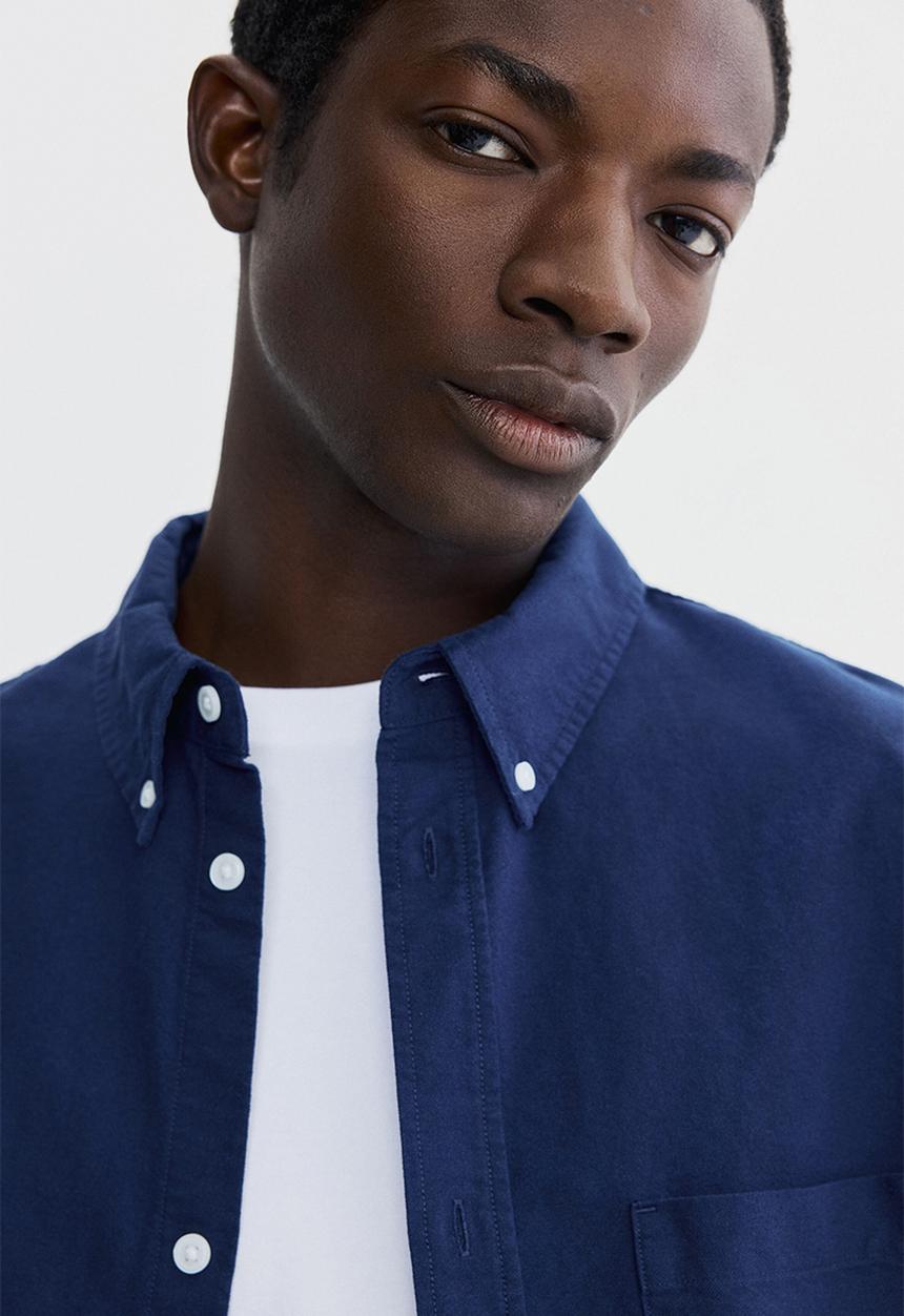 H&M - Relaxed fit oxford shirt - dark blue