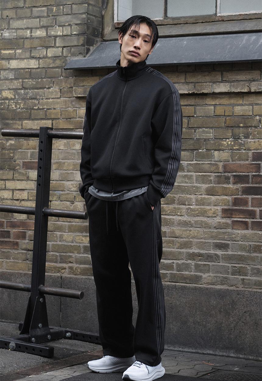 H&M - Loose fit sports joggers with drymove? - black