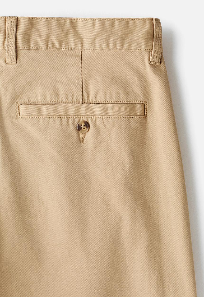 H&M - Relaxed fit cotton chinos - beige