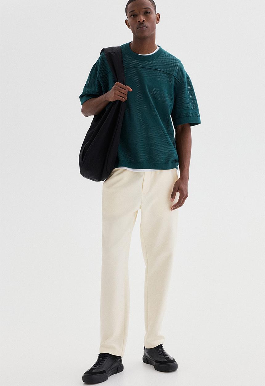 H&M - Regular fit joggers - cream