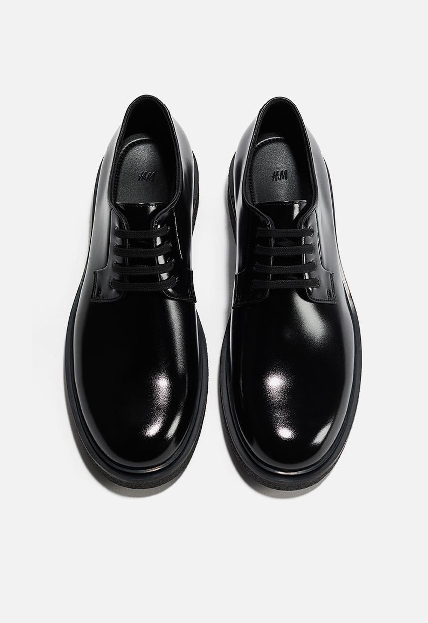 H&M - Blucher shoes - black