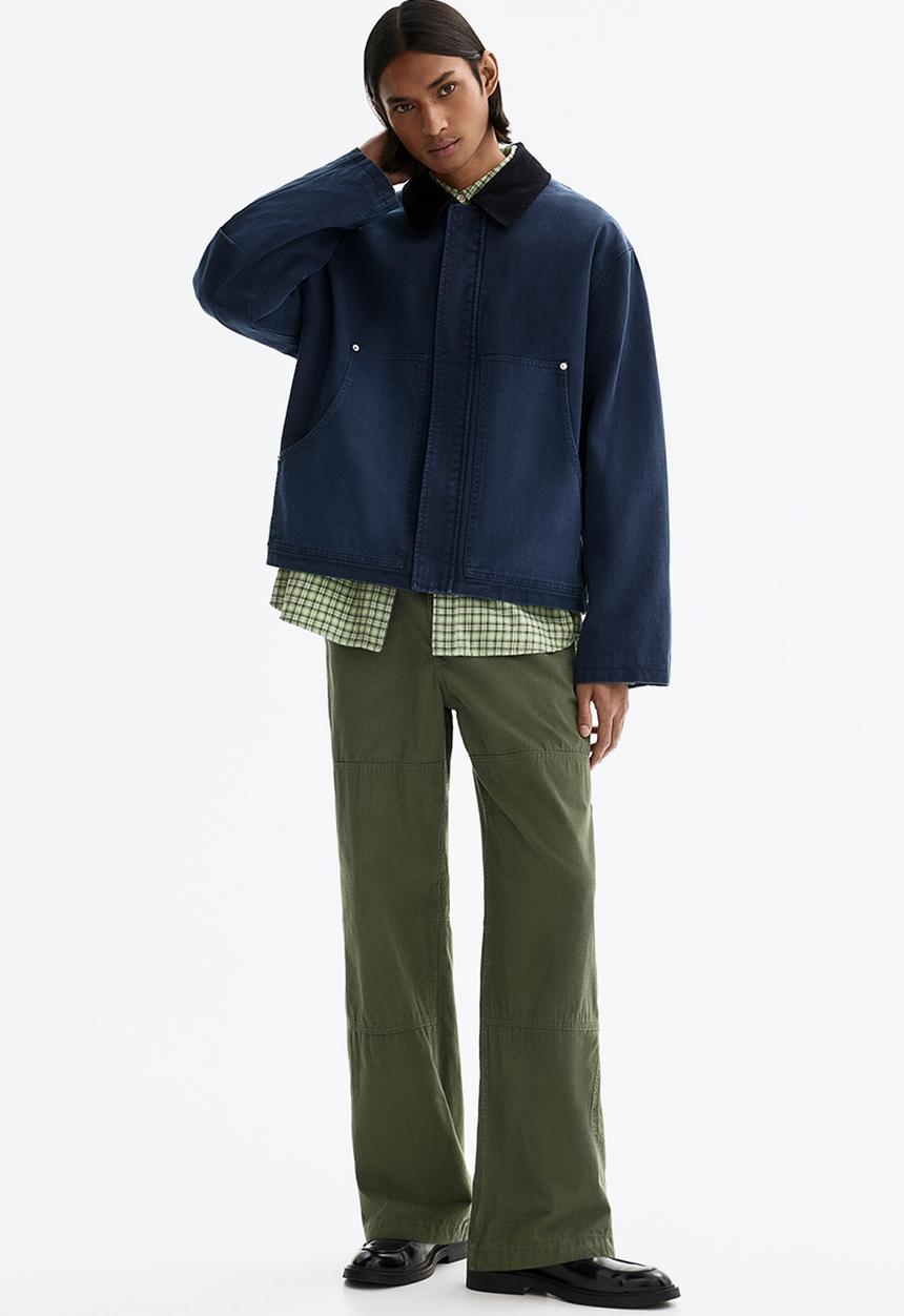 H&M - Short workwear jacket - dark blue