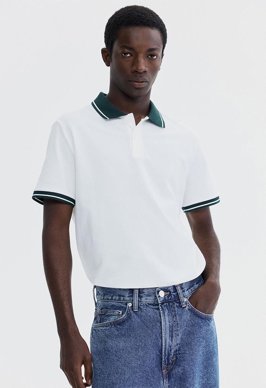 H&M - Polo shirt - white