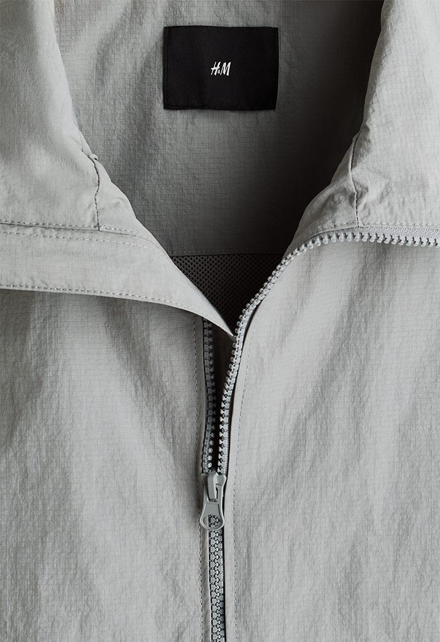 H&M - Water-repellent windbreaker - light grey