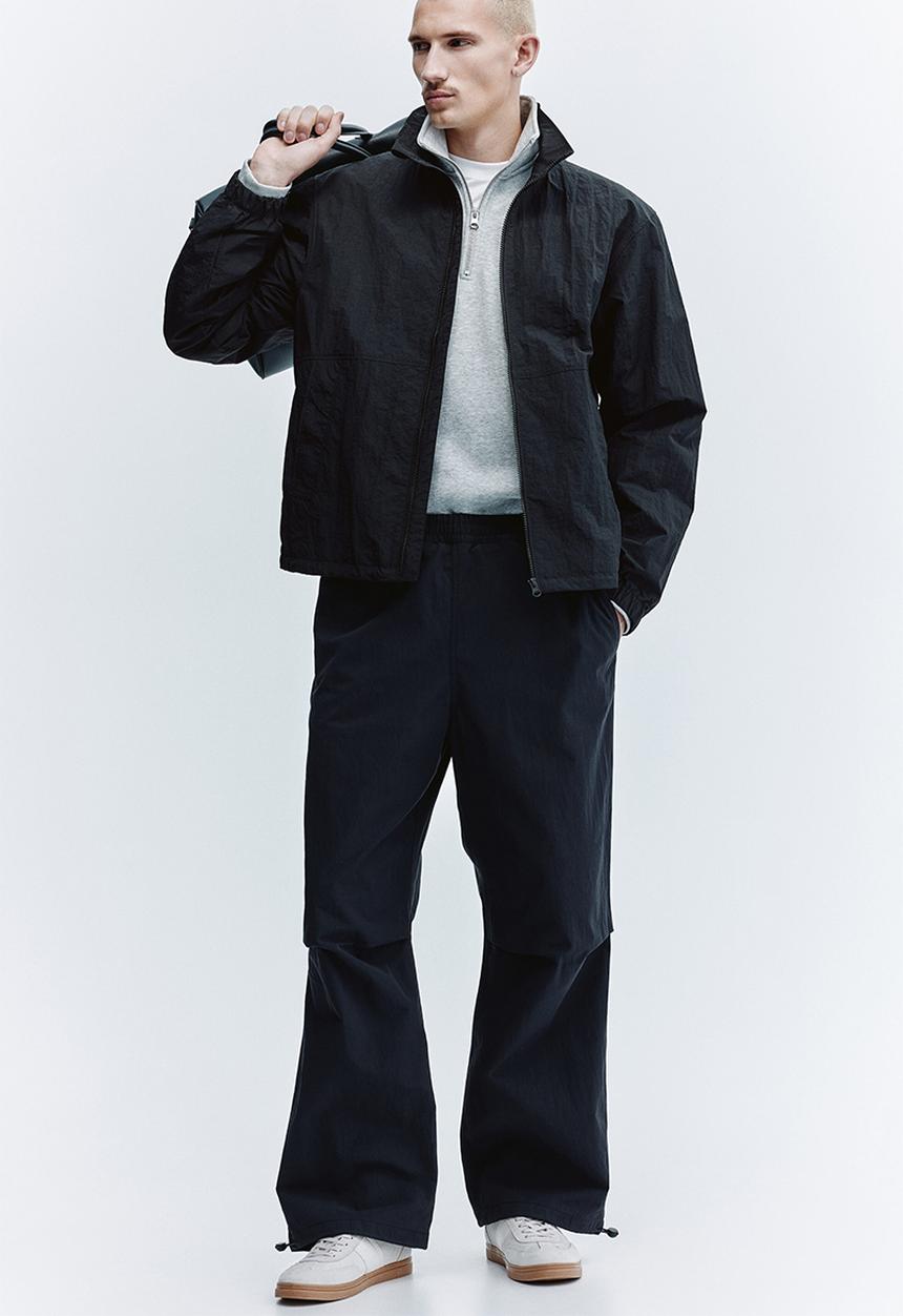 H&M - Water-repellent windbreaker - black