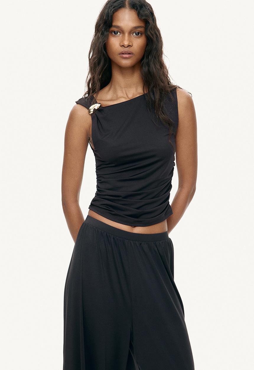 H&M - Draped top - black