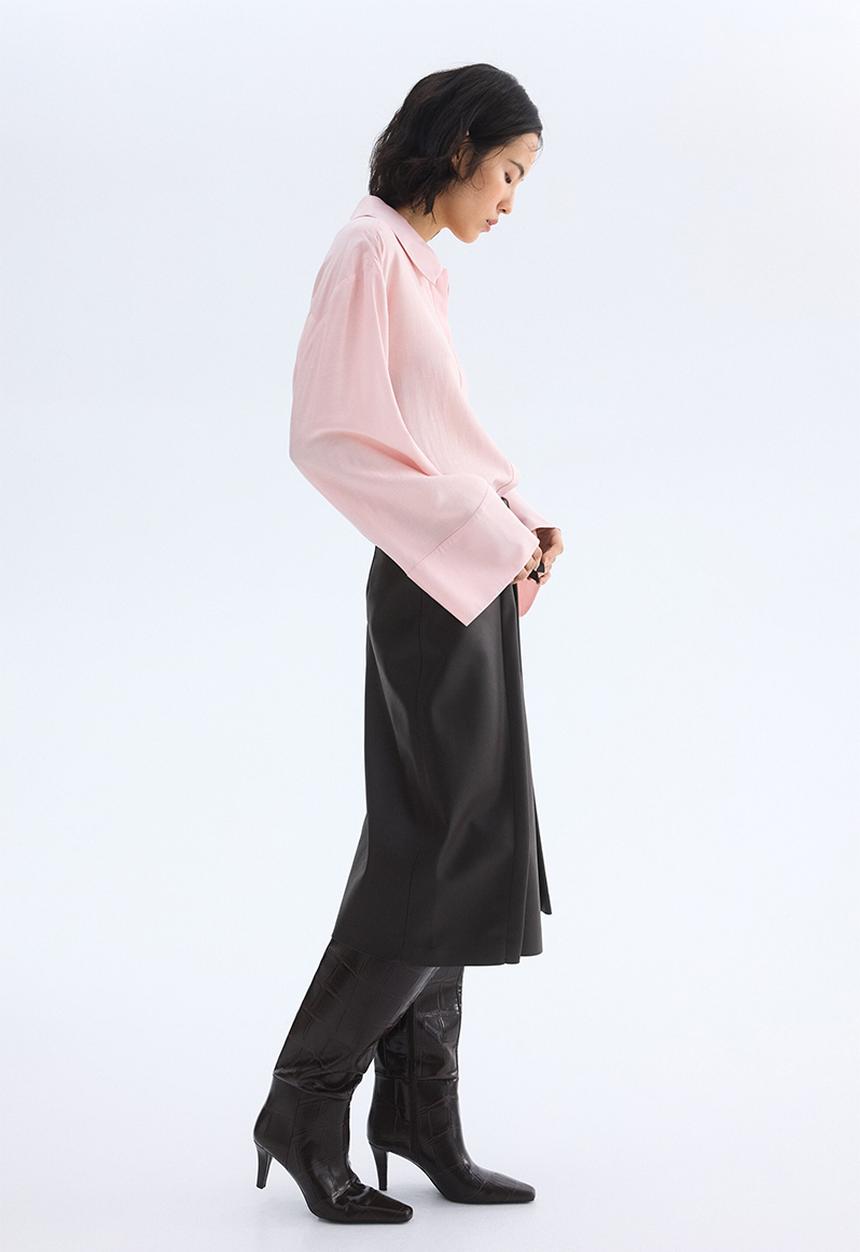H&M - Oversized shirt - light pink