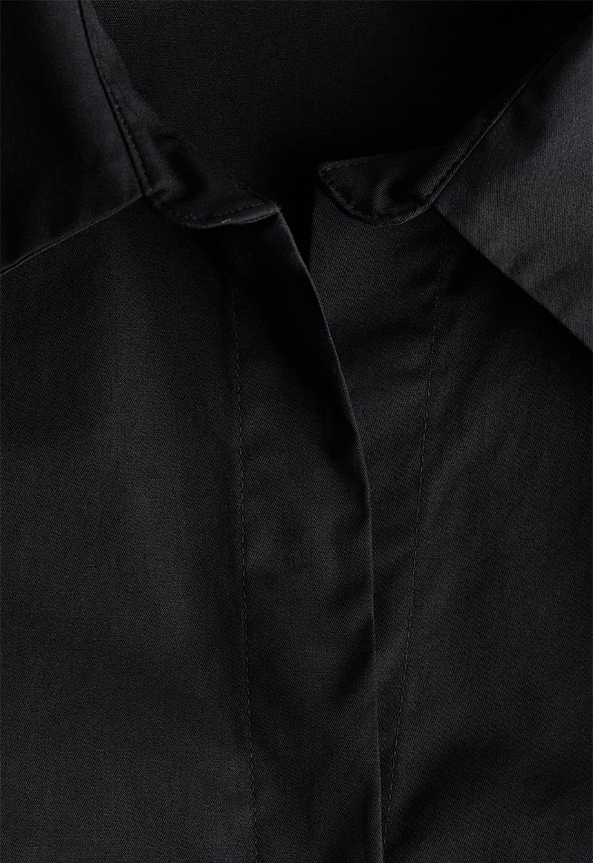 H&M - Fitted shirt - black