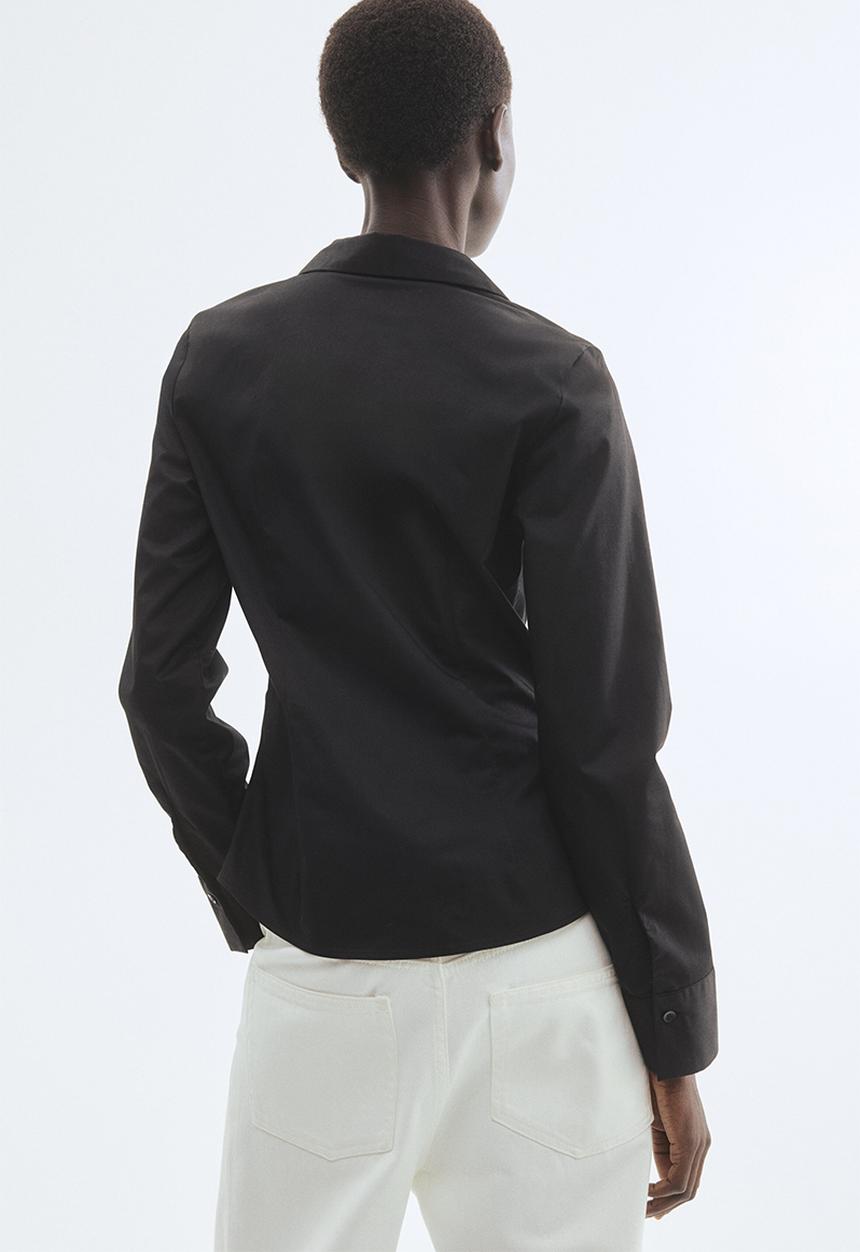 H&M - Fitted shirt - black
