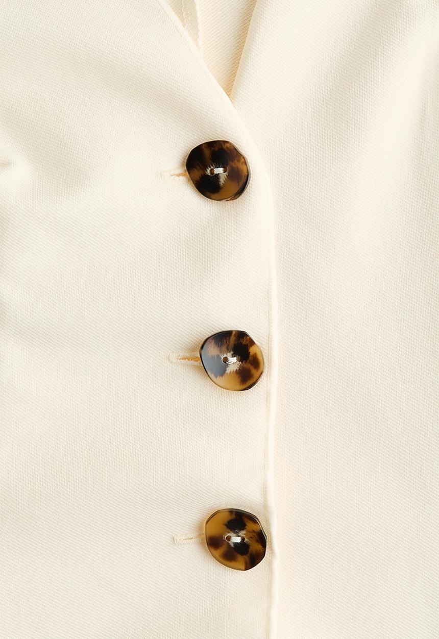 H&M - Jersey waistcoat - cream