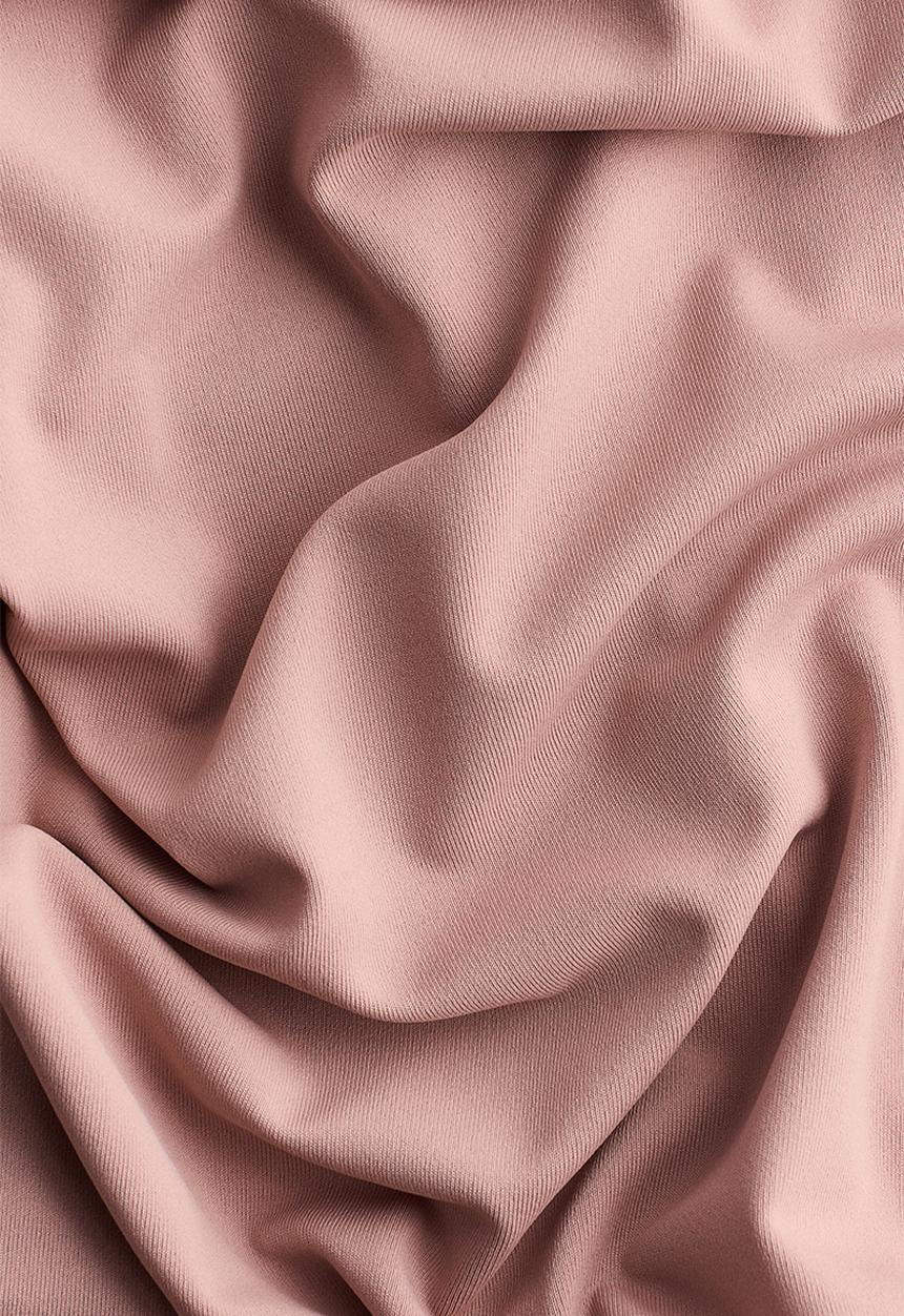 H&M - Long-sleeved thong body - dusty pink