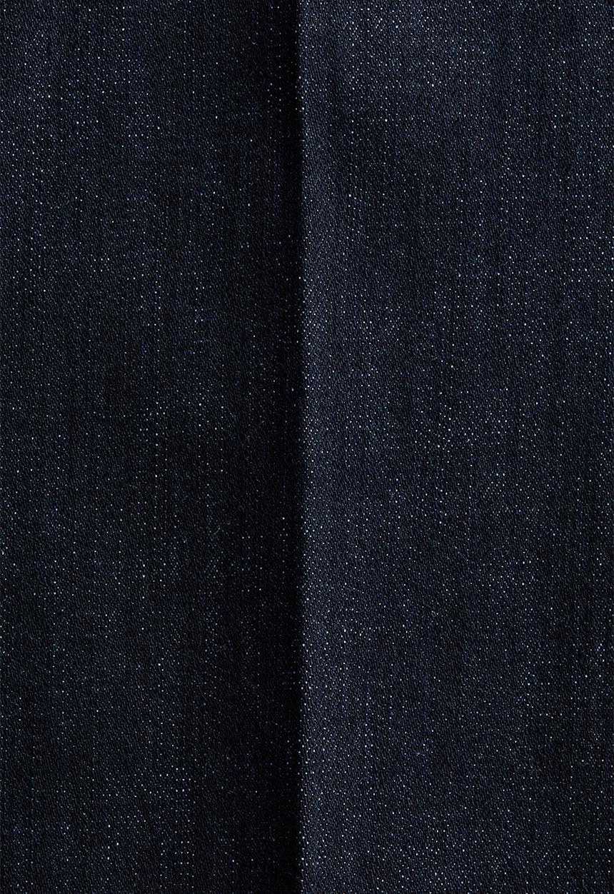 H&M - Wide high waist ankle jeans - navy denim blue
