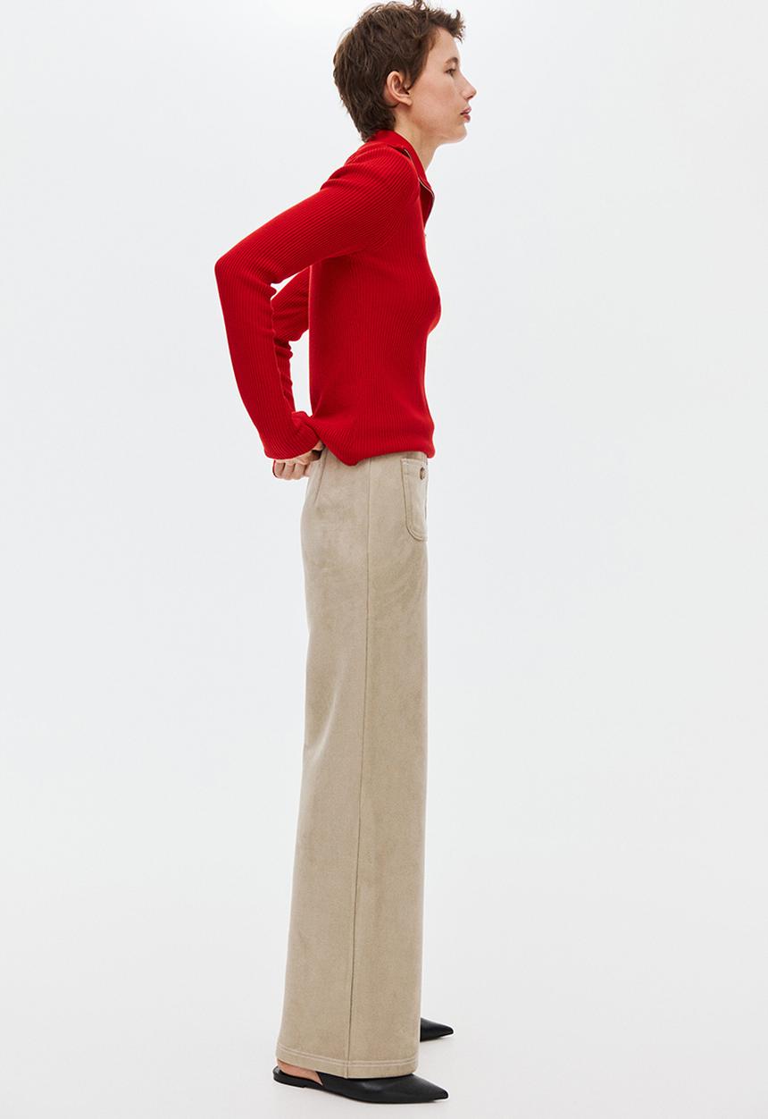 H&M - Jersey trousers - beige