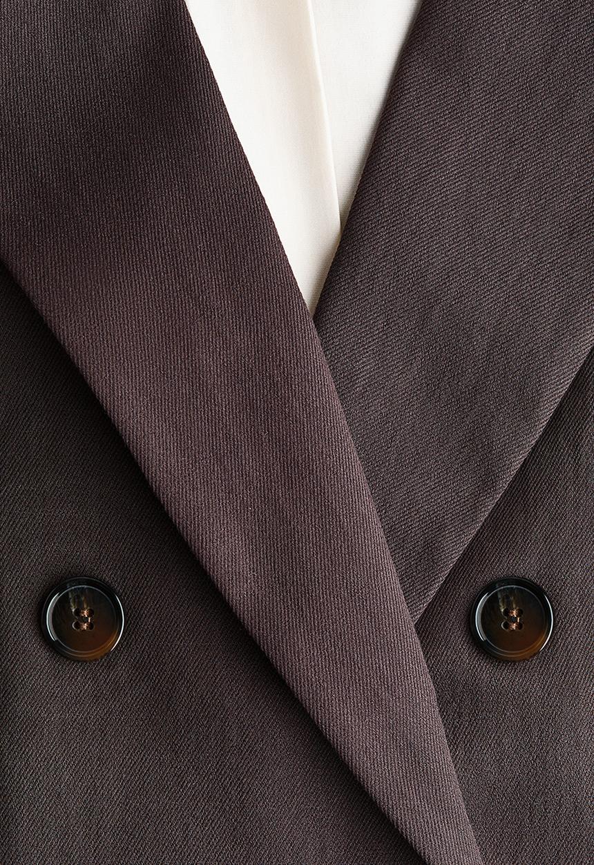 H&M - Blazer - dark brown