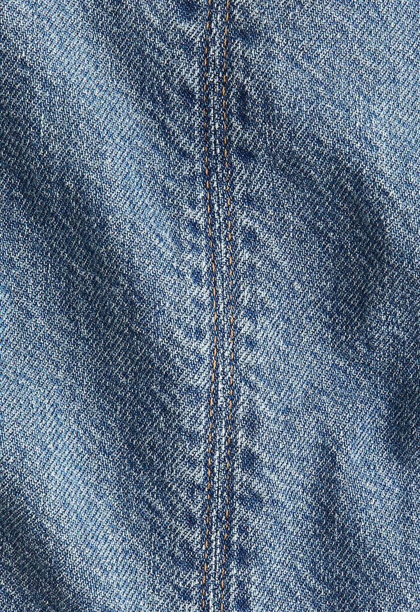 H&M - Denim peplum top - denim blue