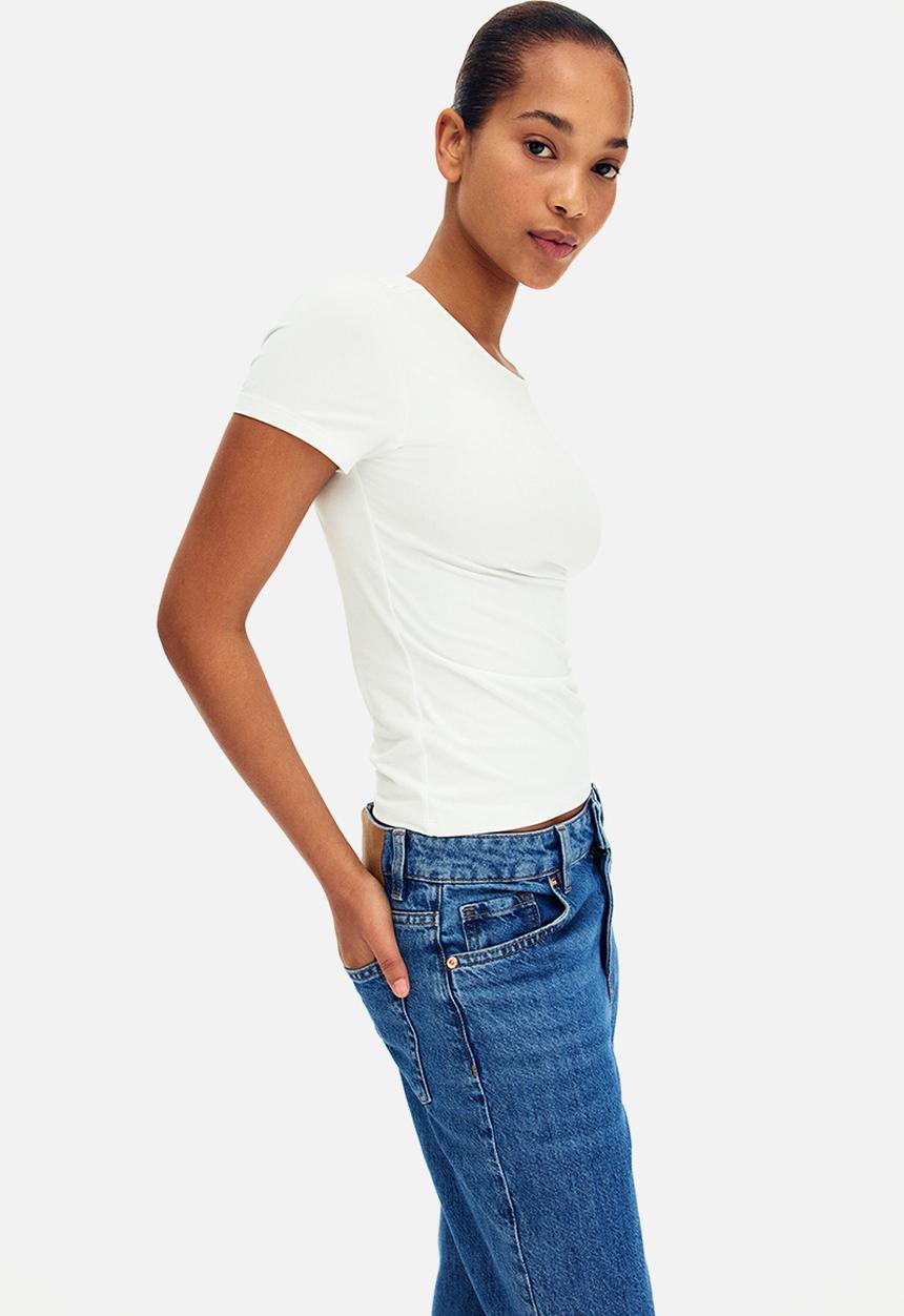 H&M - Fitted t-shirt - white