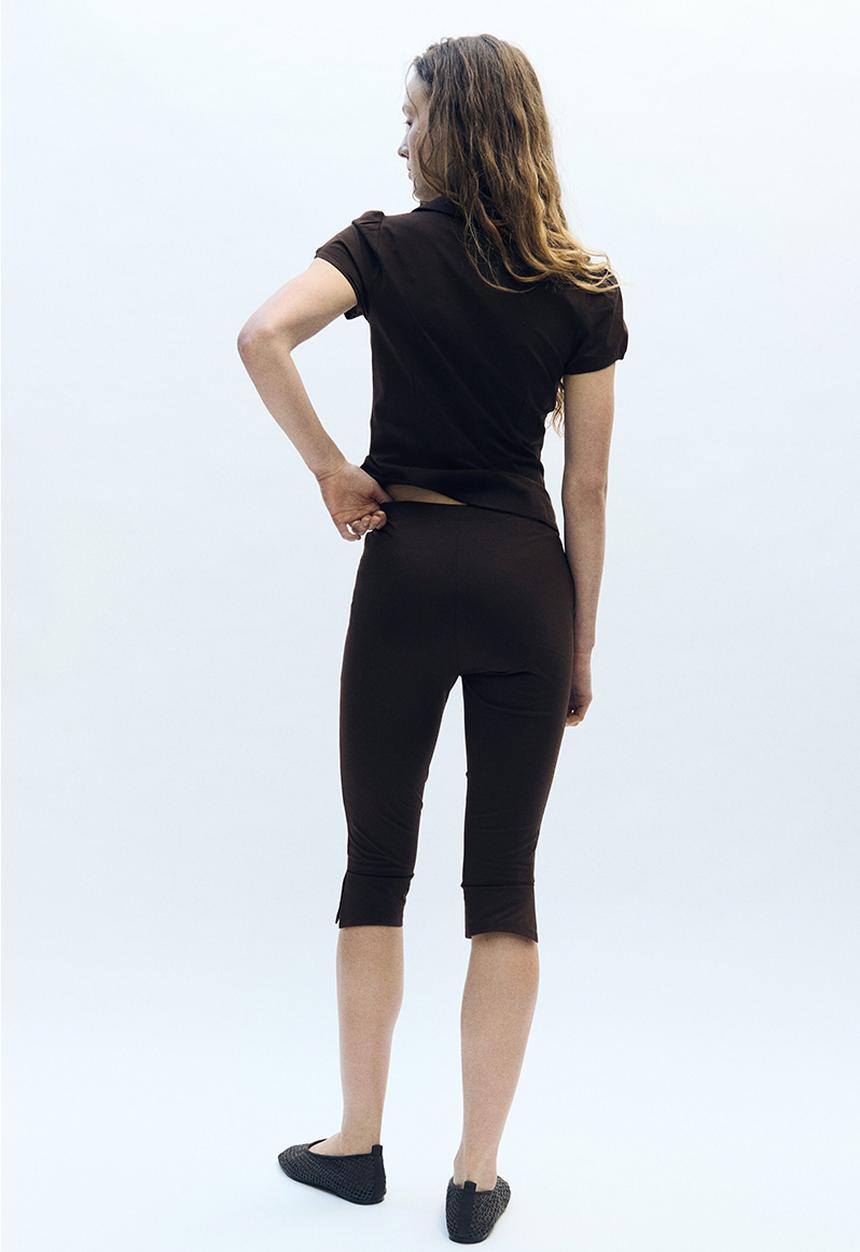 H&M - Capri trousers - dark brown