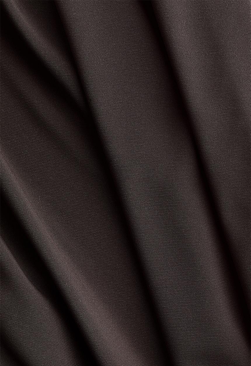 H&M - Draped midi skirt - dark brown