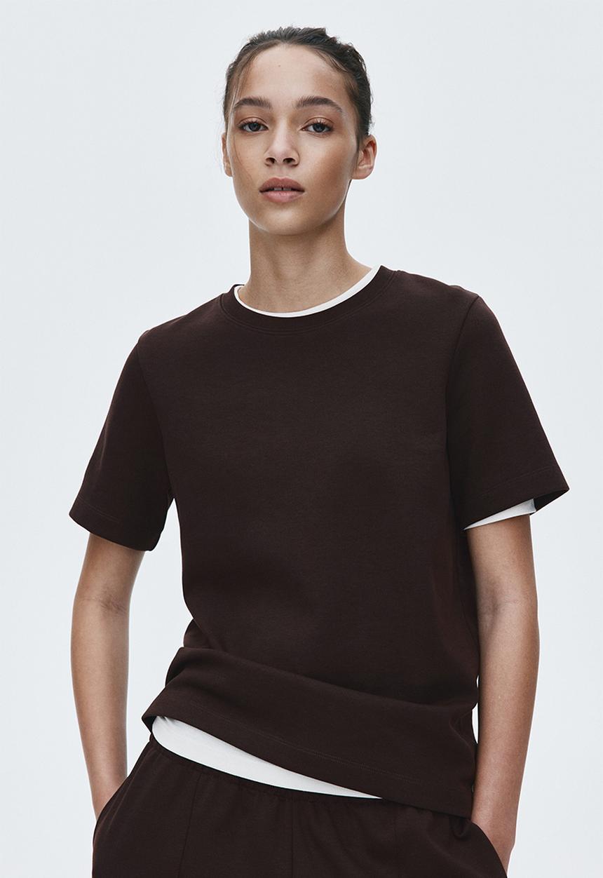 H&M - Interlock t-shirt - dark brown