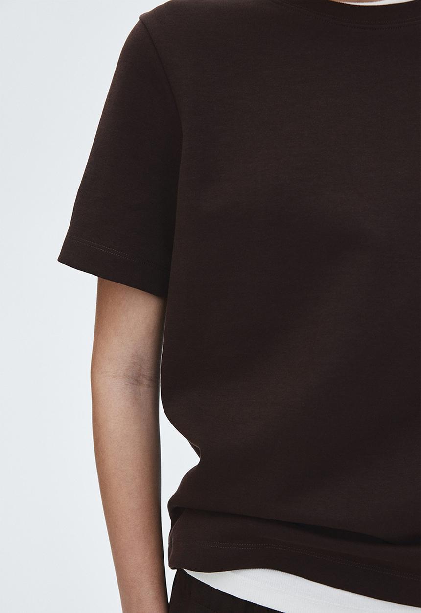 H&M - Interlock t-shirt - dark brown