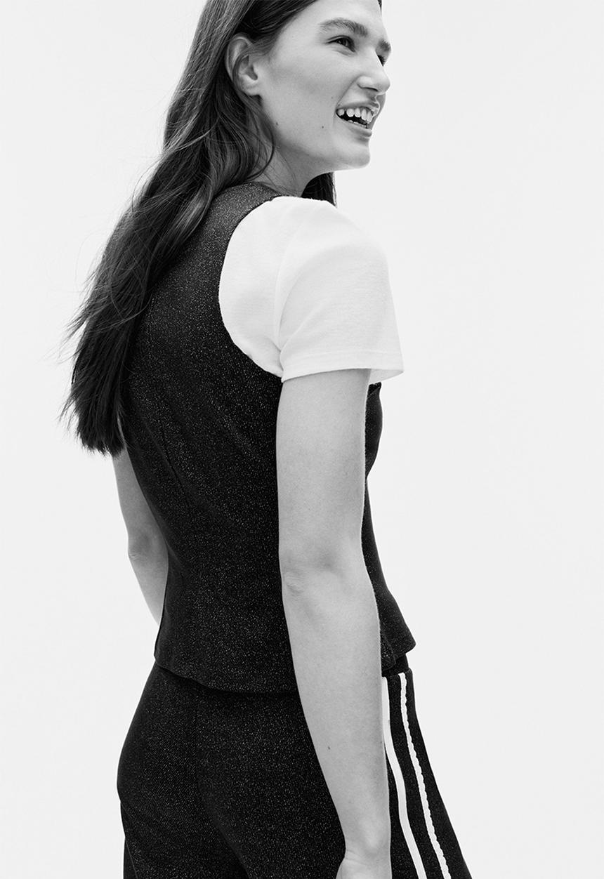 H&M - Jersey waistcoat - dark blue