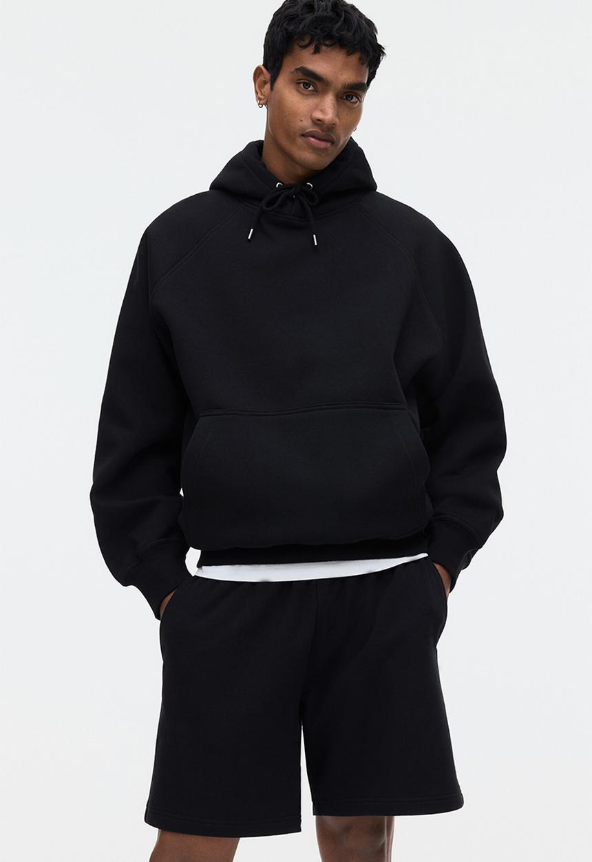 H&M - Regular fit sweatshorts - black