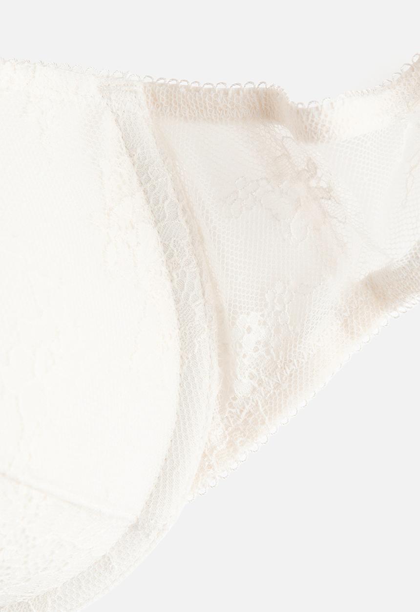 H&M - Lace push-up bra - ivory
