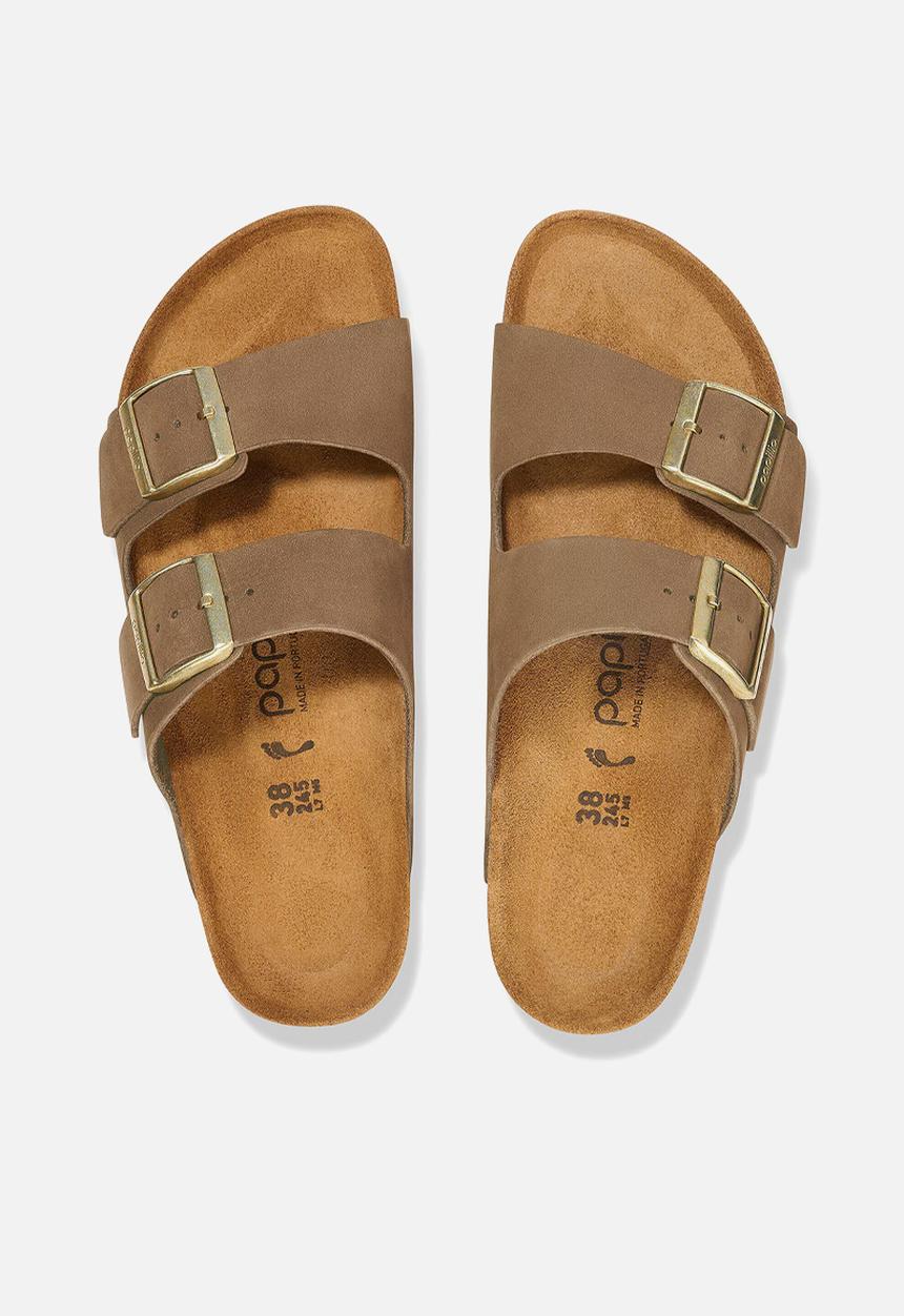 Birkenstock - Arizona PAP Flex Platform narrow  leather - dark tea