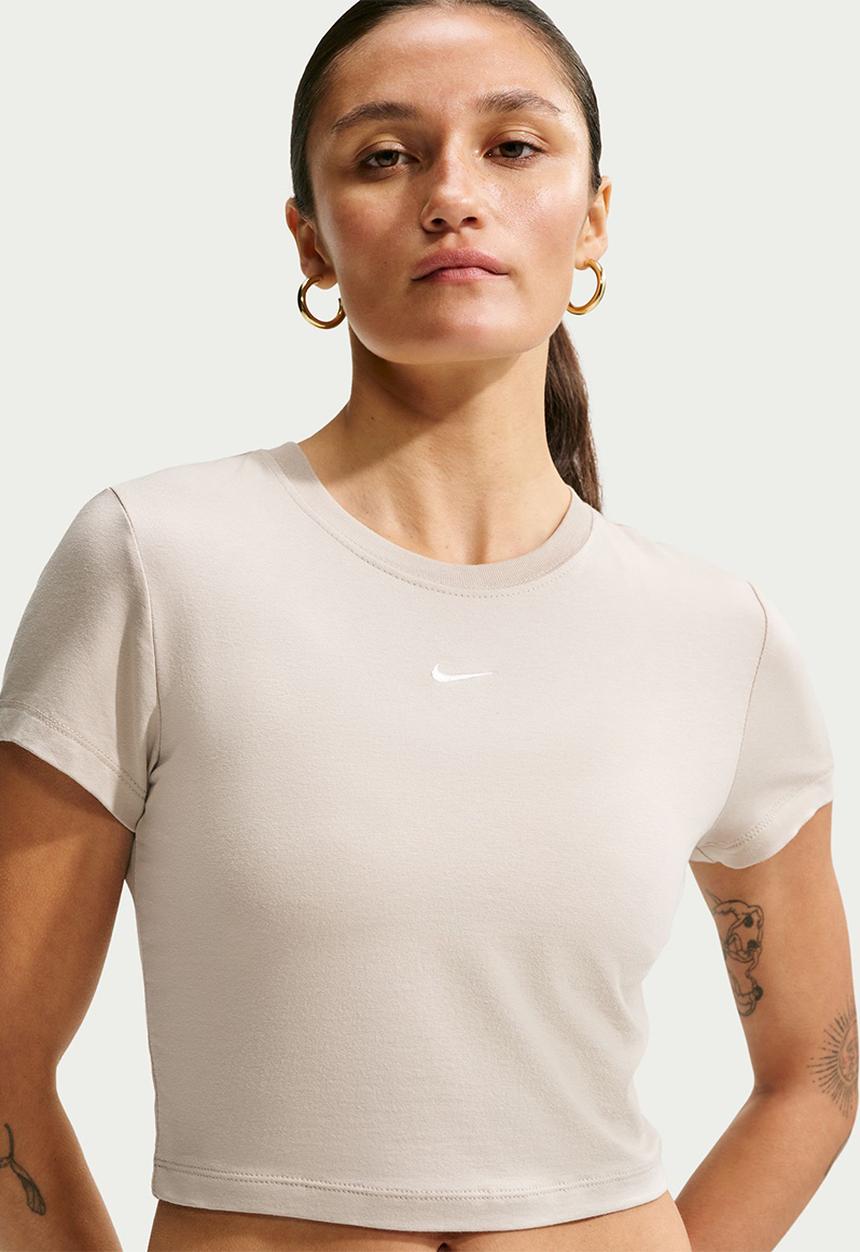 Nike - Women'S Cropped T-Shirt - Cream Ii/Sail