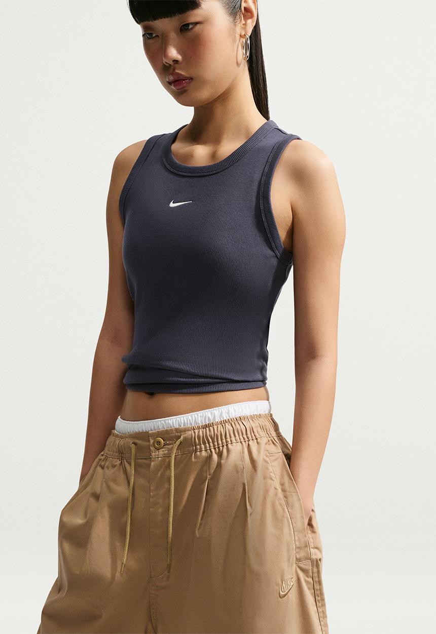 Nike - W Nsw Rib Tight Tank - Gridiron