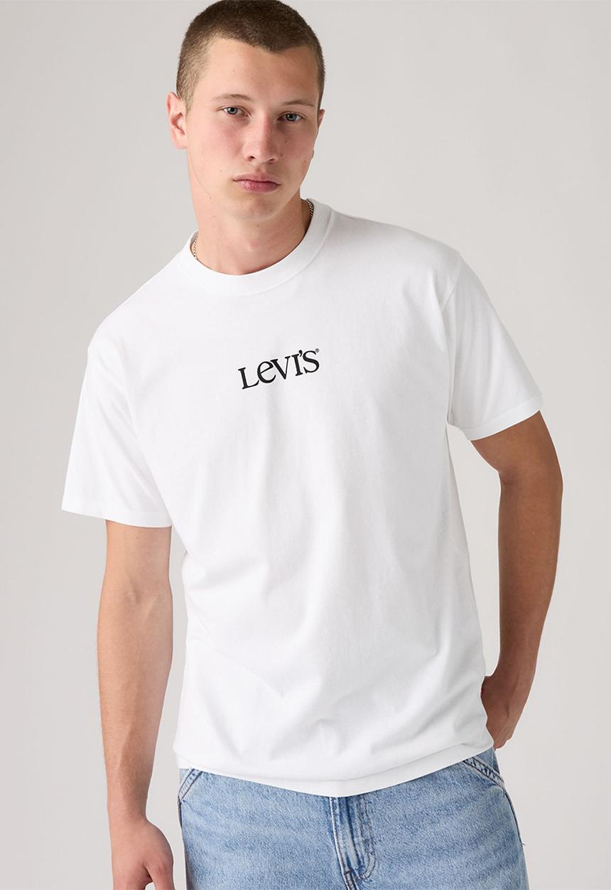 Levi’s® - Vintage Fit Graphic Tee Za - Ssnl Logo 4 - White