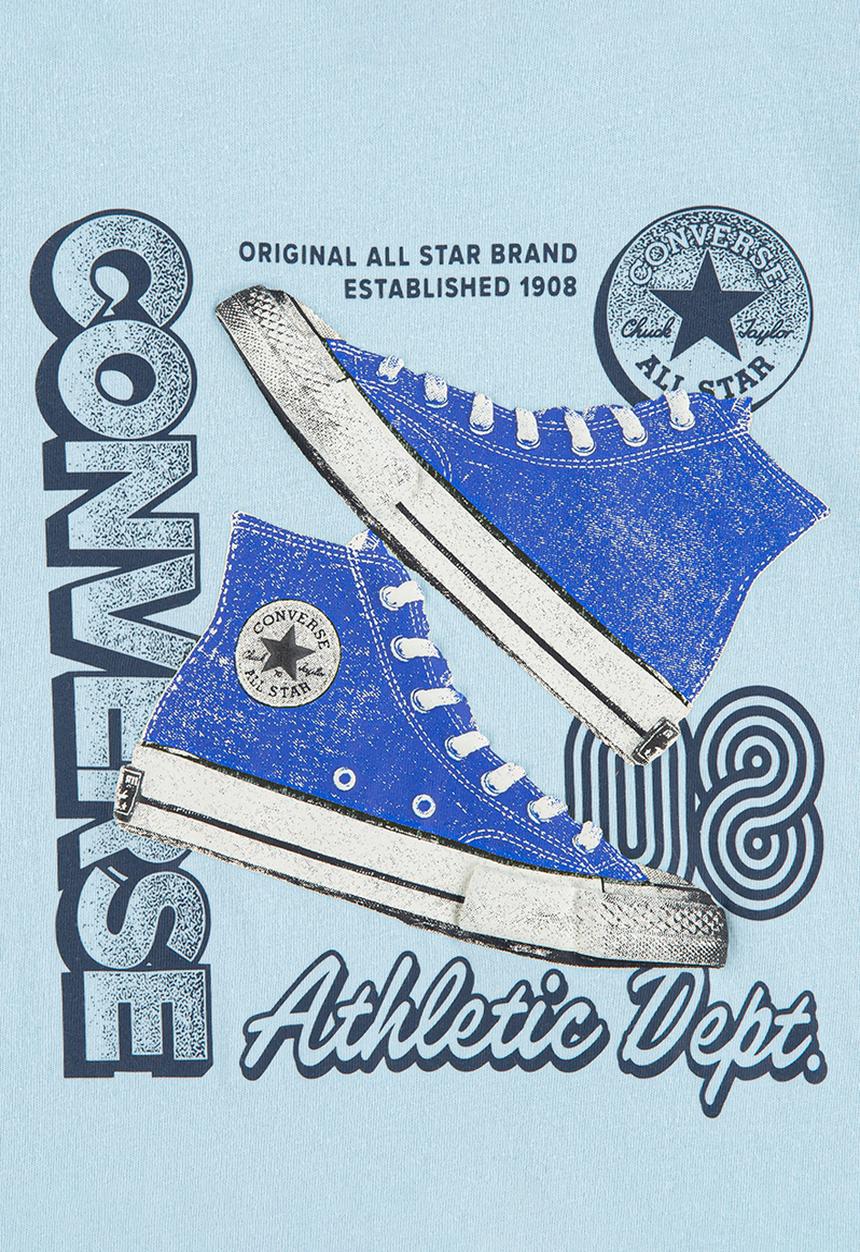 Converse - Cnvb Stacked Cnv Shoe Gfx Tee - Rained Out - Rained Out