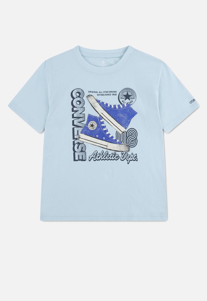Converse - Cnvb Stacked Cnv Shoe Gfx Tee - Rained Out - Rained Out