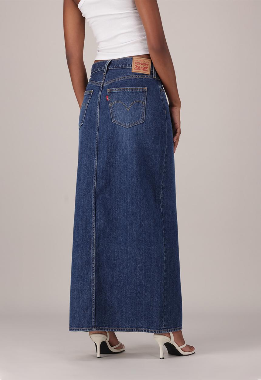 Levi’s® - Ankle Column Skirt - Unlimited Indigo