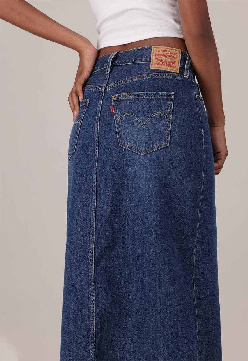 Levi’s® - Ankle Column Skirt - Unlimited Indigo