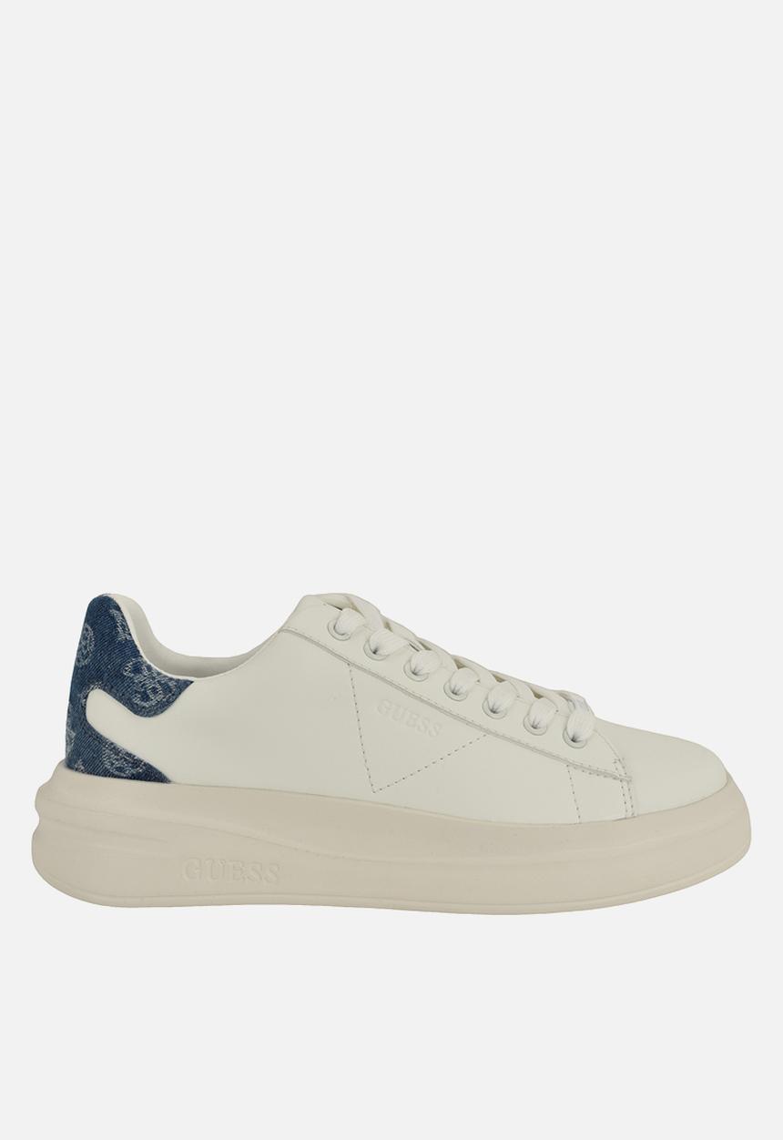 GUESS - Elbina14 Sneaker - White/blue denim