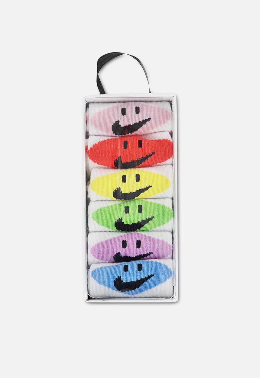 Nike - Nhn Infant 6Pk Nike Smiley Ank - multi