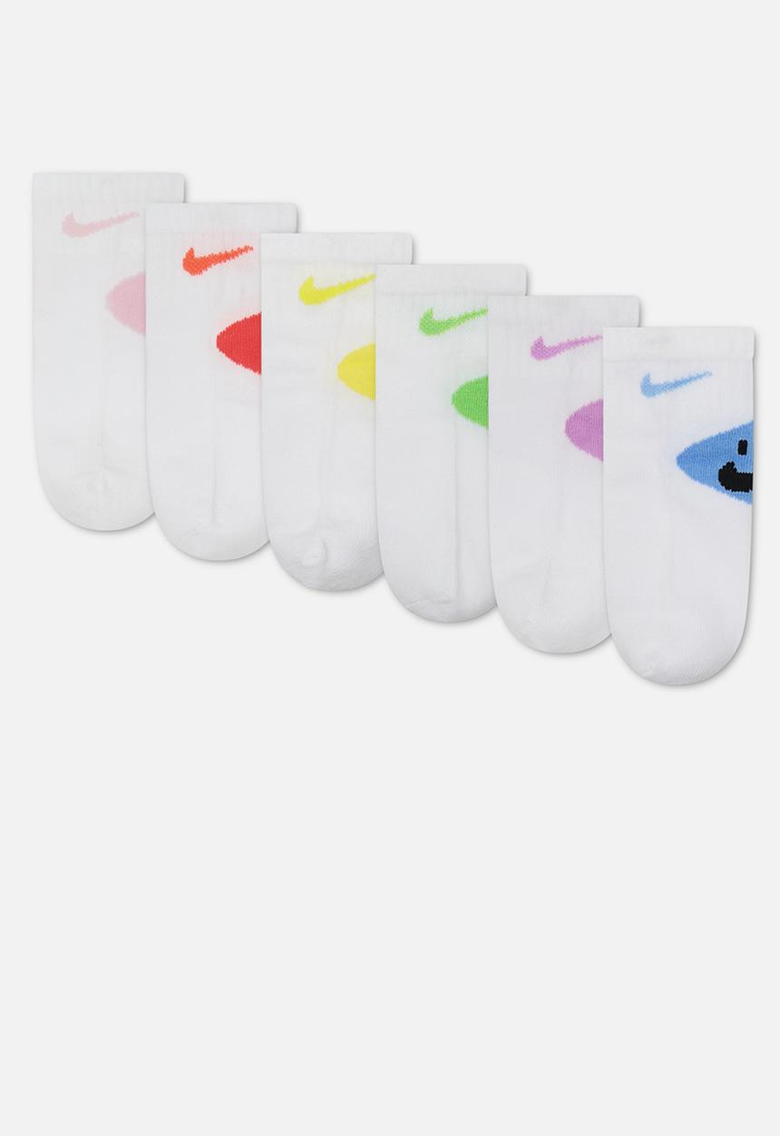 Nike - Nhn Infant 6Pk Nike Smiley Ank - multi