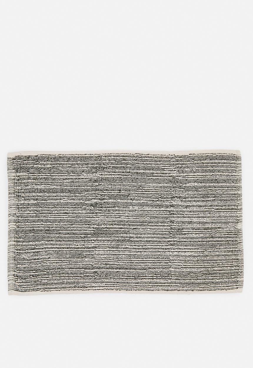 Sixth Floor - Cotton Woven Stripe Bath Mat - Olive