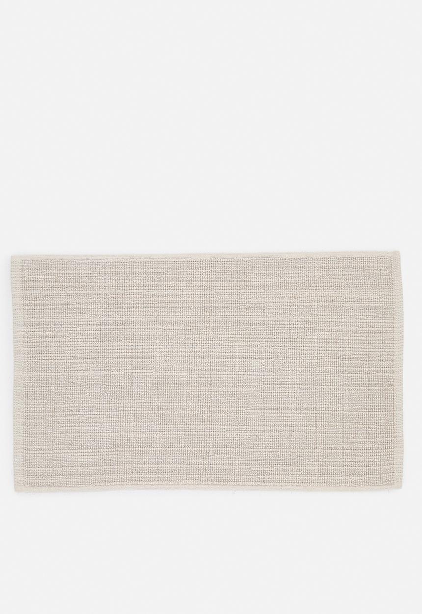 Sixth Floor - Cotton Woven Stripe Bath Mat - Taupe