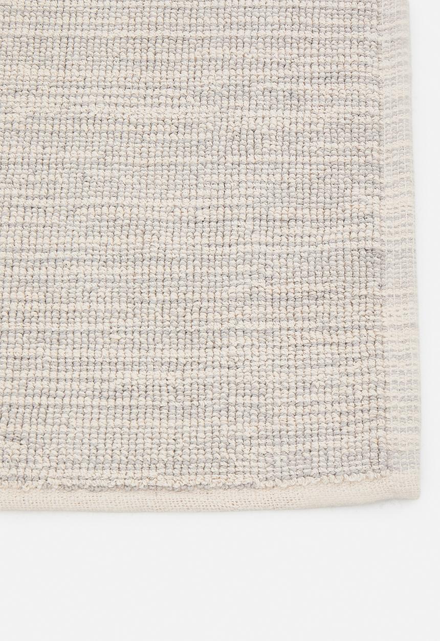 Sixth Floor - Cotton Woven Stripe Bath Mat - Grey