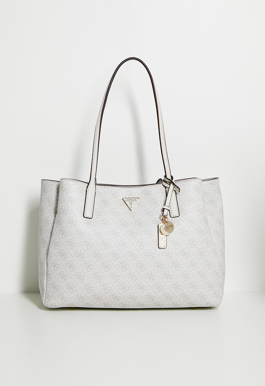 GUESS - Noelle Ii Tech Tote Bag - Bone Logo