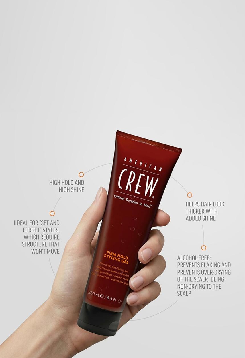 American Crew - Firm Hold Gel Tube - 250ml