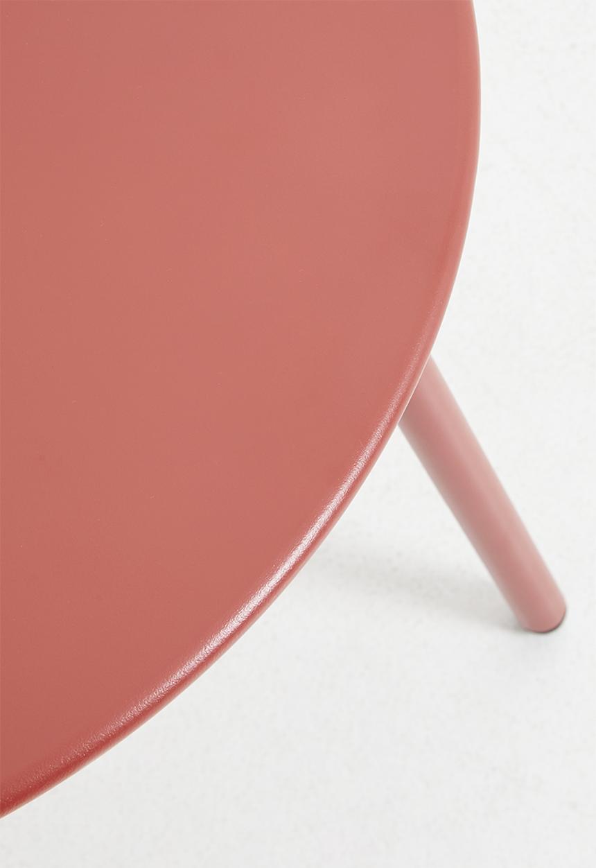 H&S - Outdoor Footube Side Table - Red