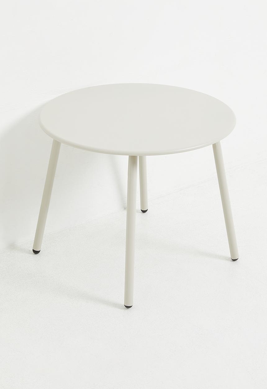H&S - Outdoor Footube Side Table - Cream
