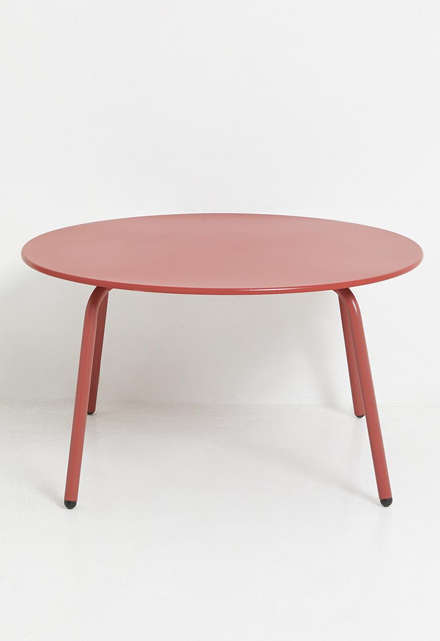 H&S - Outdoor Foot Tube Table - Rust