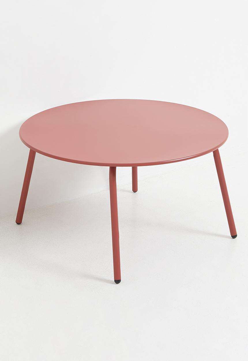 H&S - Outdoor Foot Tube Table - Rust