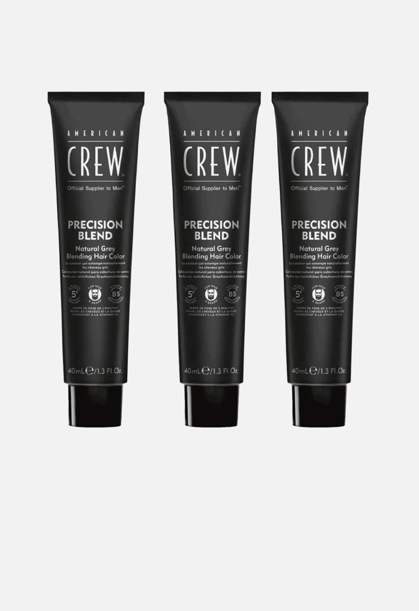 American Crew - Precision Blend Medium Ash 5-6 - 3x40ml