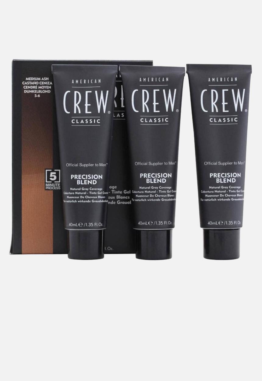 American Crew - Precision Blend Medium Ash 5-6 - 3x40ml